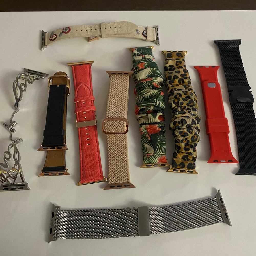Lot of 10 Assorted Apple Watch Bands Used  #10